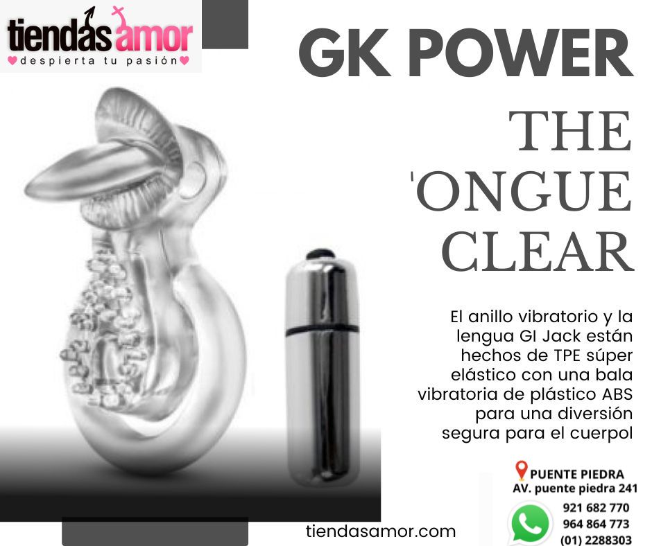 ANILLO VIBRADOR THE ONGUE CLEAR